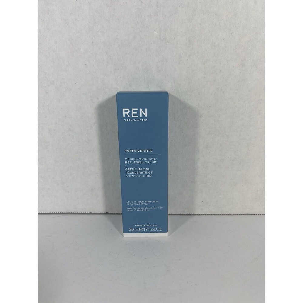 REN Clean Skincare EVERHYDRATE Marine Moisture-Replenish Cream 1.7 fl oz (50 ml)